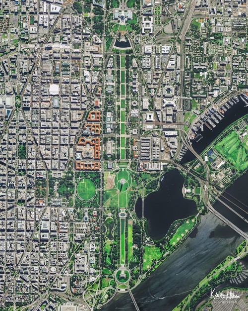 Washington DC Satellite Overview Kevin Hou Photography